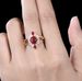 Hot Selling Pigeon Blood Ring, Female Sun Flower Dan Shape, 2-carat Red Mozambique Ring_ipsvogv.com