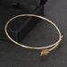 Hot Selling Jewelry Alloy Opening Arrow Adjustable Minimalist Bracelet_ipsvogv.com