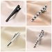 Dai Li Fashion Black Enamel Tie Clip Set High End Blue Diamond Tie Clip Hot Sale Tie Clip_ipsvogv.com