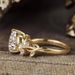 Sanjie's New Branch For Women's Fashionable Water Droplet Zircon Jewelry Flower Ring_ipsvogv.com