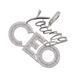 Men's Hip Hop Jewelry YOUNG CEO Pendant Necklace With Cubic Zirconia, Durable Copper Chain For Trendy Streetwear Look (Silver/Gold, 60cm)_ipsvogv.com