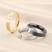 Fashionable Temperament With Zircon Titanium Steel Couple Ring, Korean Version Versatile Tail Ring_ipsvogv.com