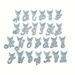 New diamond butterfly 26 English letters pendant hip hop accessories alloy personality love necklace_ipsvogv.com