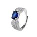 Live Streaming Hot Selling Royal Blue Color Treasure Inlaid Goose Egg Zircon Ring, Female Accessory Ring_ipsvogv.com