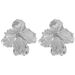 E13239ZA 3D Flower Earrings, Fashionable Commuter, High End, Metallic Stripe Earrings_ipsvogv.com