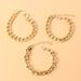Jewelry Simple Geometric Hollow Retro Hand Jewelry For Women Punk Thick Chain Tassel Bracelet_ipsvogv.com