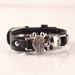 Personalized PU Punk Skull Men's Leather Bracelet_ipsvogv.com