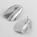 Exaggerated Textured Wrinkle Light Luxury Style Large Geometric Simple Niche Stud Earrings_ipsvogv.com