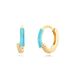 Women's Jewelry S925 Silver Needle Light Blue Earrings Earrings Female Love Geometric Sweet Style Drop Glue Enamel Earrings_ipsvogv.com