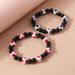 Football Fan Bracelet Set - Sports Style Adjustable Wristbands For Men & Women_ipsvogv.com