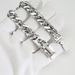 Trendy Punk Hip-Hop Half Flower Holy Sword Fashion Street Personality Bold Simple Men's Bracelet_ipsvogv.com