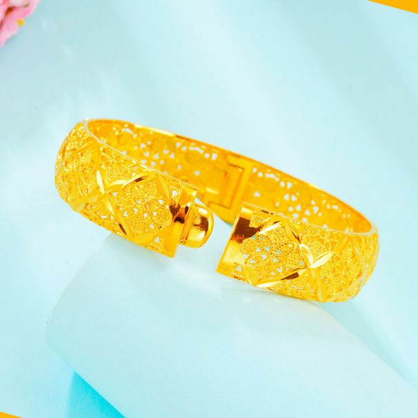 Vietnamese Sha Jin Ancient Method With Hollow Bohemian Style Women's Inheritance Bracelet_ipsvogv.com