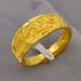 Vietnamese Sand Gold Plated Trendy Men's Live Ring 999 Color Long Lasting Jewelry_ipsvogv.com