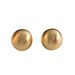 INS Semi-Spherical Metal Brushed 2023 New Round Ball Elegant Niche Design Women's High-End Earrings_ipsvogv.com