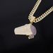 Unisex Alloy Necklace For Men And Women Ice Cream Pendant Hip Hop Fashion Jewelry With Diamond Cartoon Pendant_ipsvogv.com