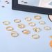 Personalized Geometric Love Moon Leaf Cross Joint 13 Piece Ring Set For Women_ipsvogv.com