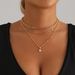 Accessories Ins Bohemian Vintage Glitter Diamond Pendant Collarbone Chain Creative Trend Necklace_ipsvogv.com