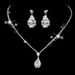 Women’s Jewelry Set Fashion Zircon Drop Necklace Earrings Set Accessories Suitable For Ladies' Daily Party Dinner_ipsvogv.com