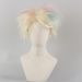 Weird Punk Style Wig Highlights Short Curly Hair cosplay wig_ipsvogv.com