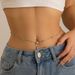 Sexy Rhinestone Tassel Pendant BodyChain Simple Round Bead Chain Navel Nail Waist Accessory_ipsvogv.com