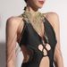 Unisex Jewelry New Necklace Women's Gothic Lace Necklace Metal Body Chain Hollow Sexy Chest Ornaments_ipsvogv.com