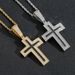 Men’s Jewelry Set Fashion Hip Hop Retro Pendant Micro Inlaid Zircon Black Personality Trendy Men's Hip Hop Pendant Necklace_ipsvogv.com