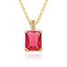 Square Zircon Necklace For Women Ins Simple Clavicle Chain Light Luxury Niche Internet Celebrity All Match Clavicle Chain_ipsvogv.com