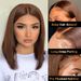 Short bob Chocolate color brown human hair wigs bobo_ipsvogv.com