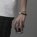 New Style Online Celebrity Simple Versatile Men's Volcanic Rock White Pine Black And White Beads Hand Jewelry Personality Yin And Yang Couple Bracelet_ipsvogv.com