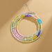 Shell Necklace Macaron Candy Colored Round Small Rice Beads Fresh, Sweet, Fashionable Collarbone Sweater Chain_ipsvogv.com