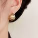 French Style Fashion Simple Metal Geometric Ear Cuffs Niche Light Luxury Versatile High-end Minimalist Earrings_ipsvogv.com