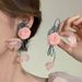 Women’s Jewelry Set Fashion Forest Rose Flower Earrings For Women Niche Unique Design Sense High End Temperament Lady Style Long Earrings Earrings_ipsvogv.com