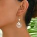 Minimalist Korean version of Sen style women's flower a niche high-end feel, set with versatile and earrings_ipsvogv.com