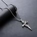 Cross Necklace For Men, Made Of Titanium Steel That Does Not Fade, With A High-end Feel And Versatile Personality_ipsvogv.com