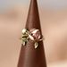 Sweet Fugitive Princess Series Super Gentle Pink Rose Flower Ring Female Retro Exquisite Enamel Drip Glue Open Ring_ipsvogv.com