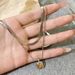 Simple Square Pendant Necklace For Women, Niche, Light Luxury, Cold Style, Hip Hop, High End Double Layer Clavicle Chain, Necklace Accessories_ipsvogv.com