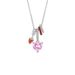 Small Niche Design, Light Luxury, Pink Diamond, Heart-shaped Tassel, Collarbone Chain, Sweet Cool Style, Exquisite_ipsvogv.com