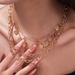 Multi Layer Necklace Female Flower Love Pendant NK Chain Necklace Niche Design Advanced Clavicle Chain_ipsvogv.com