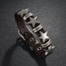 Hot Selling Men's Personality Street Punk Style Five-Pointed Star Leather Bracelet Christmas Accessories_ipsvogv.com