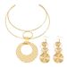 Women’s Jewelry Set Fashion Geometric Niche Design Light Luxury Necklace Earrings Jewelry Simple Exaggerated Ladies Collar Versatile Earrings Earrings_ipsvogv.com