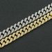 Hip hop full diamond domineering Cuban chain trendy personality, buckle, street dance outfit, tie, bracelet, bracelet_ipsvogv.com