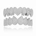 Body Jewelry New 8 Tooth Micro Inlaid Zircon Braces Heart Shaped Personality Halloween Costume Teeth Hip Hop Accessories Braces_ipsvogv.com