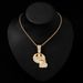 Yiwu Full Diamond Expression Pendant Cool Hip Hop Men's Cuban Necklace Jewelry_ipsvogv.com