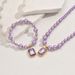 Women’s Jewelry Set Fashion Ladies Pearl Necklace Bracelet Set Niche Gemstone Design Pendant Clavicle Necklace Female_ipsvogv.com