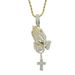 Men's Jewelry Hip Hop Pendant Full Of Diamonds Hands Folded Cross Hip Hop Jewelry Rap_ipsvogv.com
