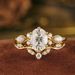 Three Outstanding Fried Dough Twists Inlaid Couple Lady Full Diamond High Fashion Ring Jewelry_ipsvogv.com
