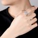 Sterling Silver Men's Ring Domineering Fashion Wide 1ct Moissanite Brushed Diamond Ring Hollow Silver Jewelry_ipsvogv.com