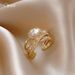 Elliptical Zircon Cross Opening Fashionable Personalized Design, Index Finger Ring, Light Luxury, Exquisite And High-end_ipsvogv.com