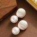 French Style Light Luxury Fashionable Brushed Matte Pearl Pendant For Women With A Sense Of Luxury, Simple And Genuine_ipsvogv.com