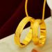 Plated Couples, Wedding Rings For Men And Women, Tail Rings, Valentine's Day Gifts, Burmese Gold Jewelry_ipsvogv.com